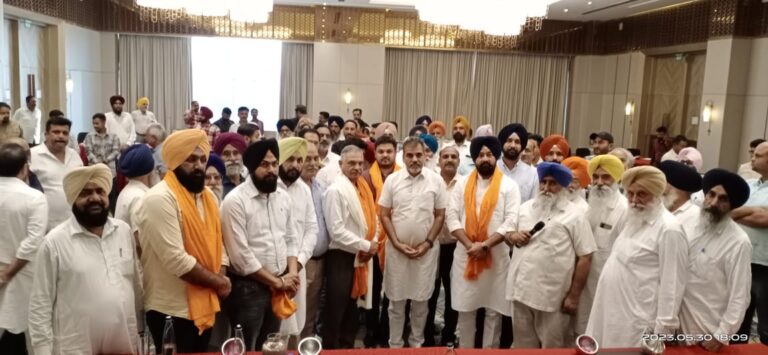 Akali Dal held a gathering concerning the formation of a brand new group. A brand new group can be introduced quickly to make the occasion stronger: NK Sharma. Only staff who work arduous and diligently will get the place of District President: Gurpreet Raju Khanna